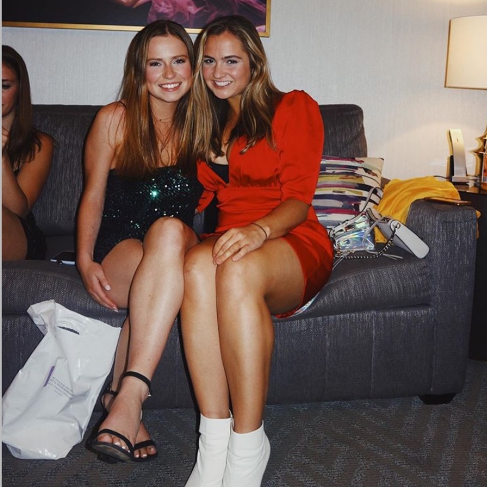 Angelica Mini Dress in Red - Picture 2 of 6